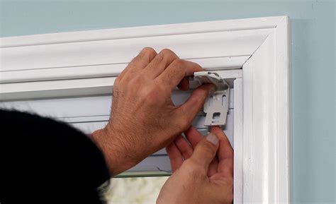 wing nutblinds metal bracket|How to Install Blinds Inside a Metal Frame Window.